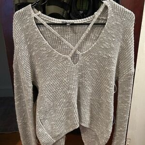 Express Gray Women's Sweater